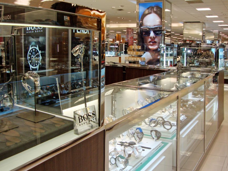 Macy's Watch Dept Retail Interior by Visual Millwork
